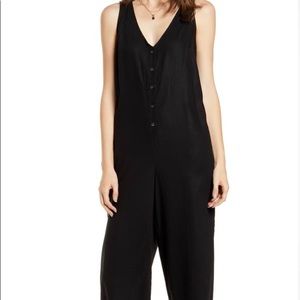 Treasure & Bond Button Front Jumpsuit